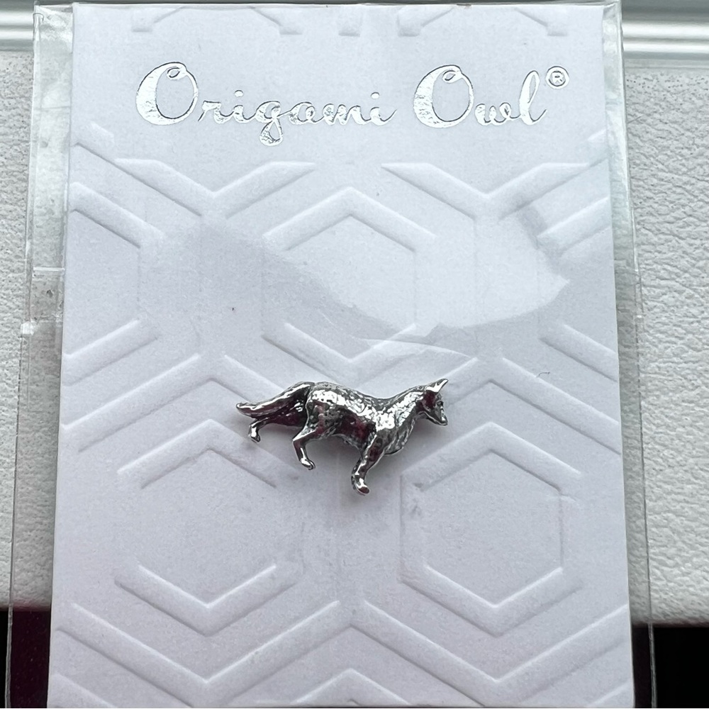 Origami Owl Sterling Silver German Shepherd